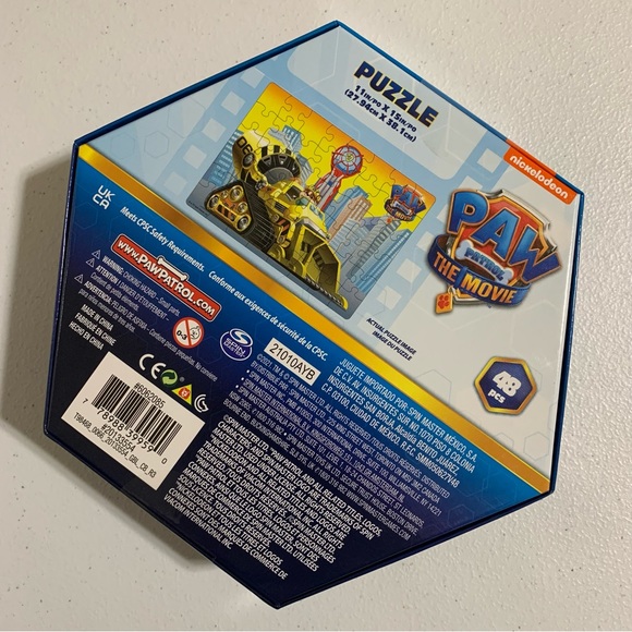 PAW Patrol The Movie Rubble 48-Piece Puzzle-NIB - Picture 6 of 8